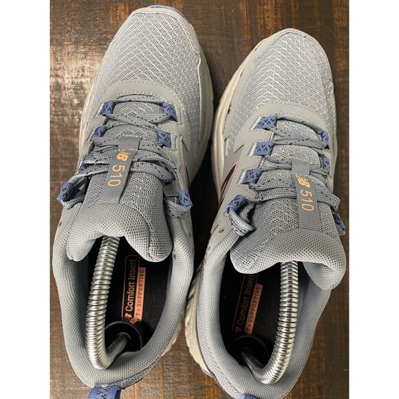 New Balance 510v5 Trail Running Shoes Gray Blue Coral Women’s Size 10 WTS10CPS - Picture 5 of 8